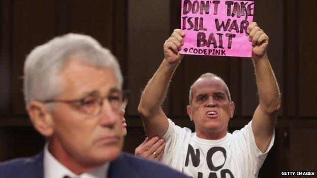 Protester in Washington