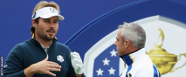 Victor Dubuisson and Paul McGinley