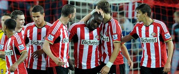 Sunderland scored first against Stoke through Jozy Altidore