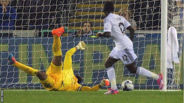 Swansea midfielder Nathan Dyer