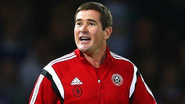 Sheffield United boss Nigel Clough