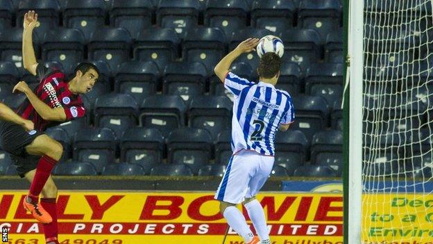 Brian Graham scores for St Johnstone against Kilmarnock