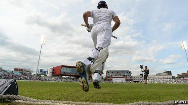 Test Match at Old Trafford Cricket Ground