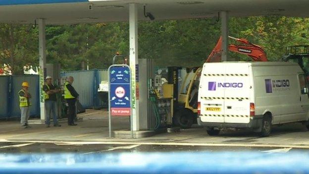 Tesco Branksome filling station