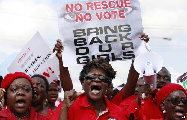 Bring back our girls protest on 5 May 2014