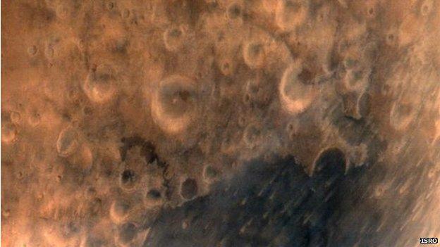 Picture of Mars by Indian orbiter, 25 September