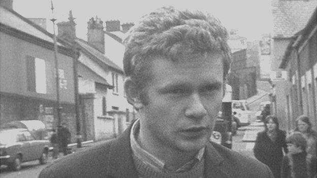 A young Martin McGuinness