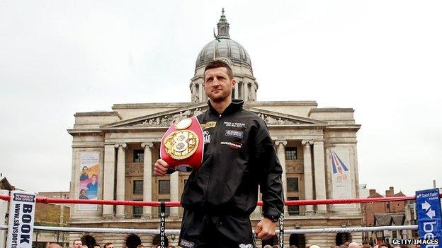 Carl Froch in Old Market Square