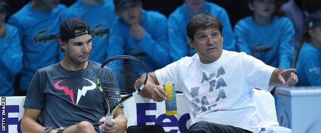 Rafael and Toni Nadal