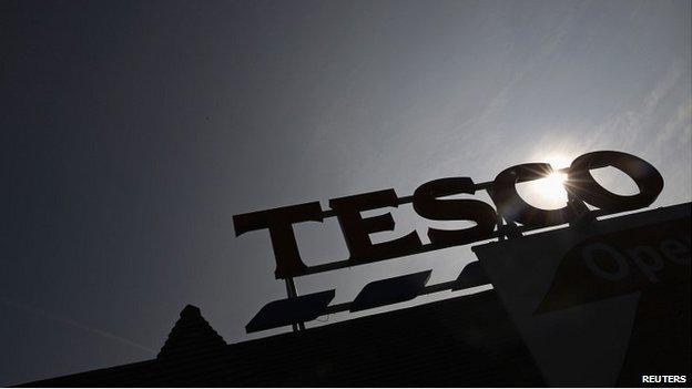 Tesco sign