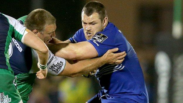 Cian Healy in action for Leinster against Connacht last weekend