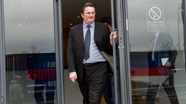 Sandy Easdale leaves Ibrox