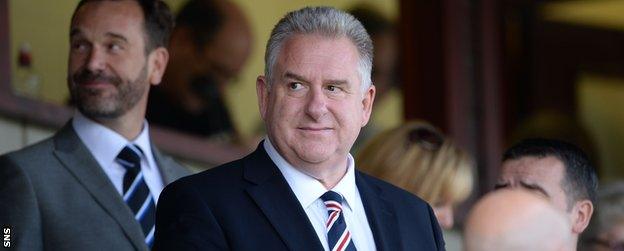 Rangers chief executive Graham Wallace