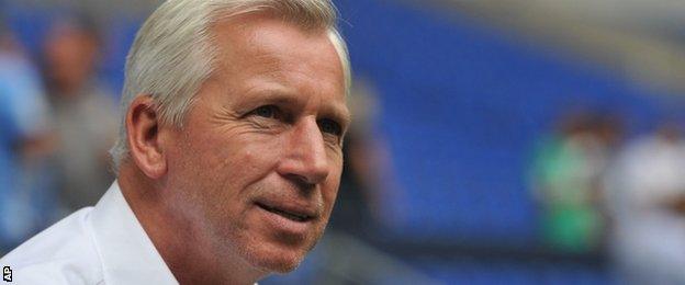 Newcastle manager Alan Pardew