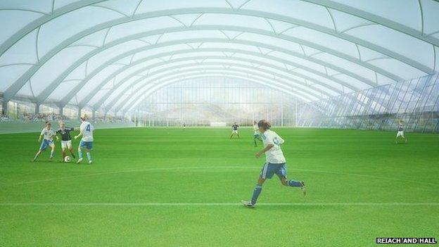 Artists impression of national performance centre