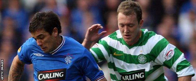 Aiden McGeady played for Celtic against Rangers, as well as for Spartak Moscow against CSKA Moscow