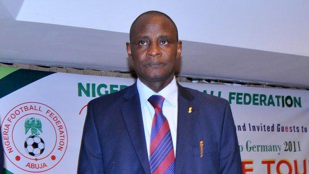 Nigeria Football Federation president Aminu Maigari