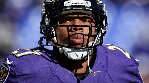 Ray Rice, formerly of the Baltimore Ravens