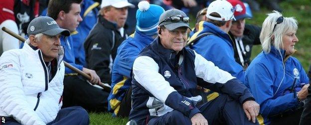 US captain Tom Watson at the Ryder Cup