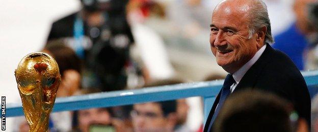 Fifa president Sepp Blatter