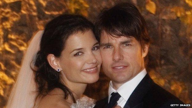 Katie Holmes and Tom Cruise