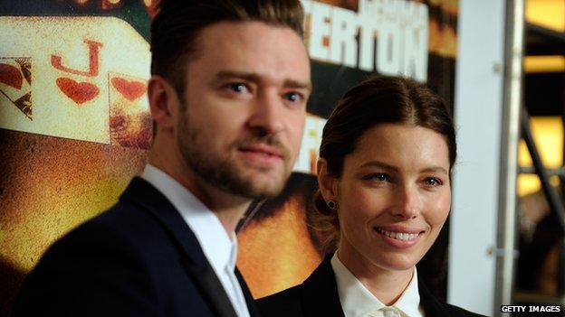 Justin Timberlake and Jessica Biel