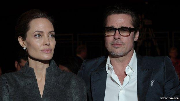 Angelina Jolie and Brad Pitt