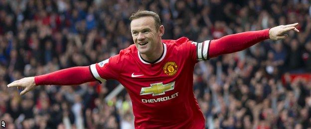 Manchester United striker Wayne Rooney