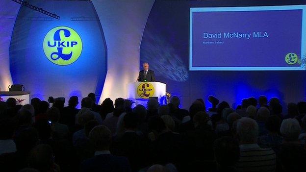 David McNarry at UKIP annual conference