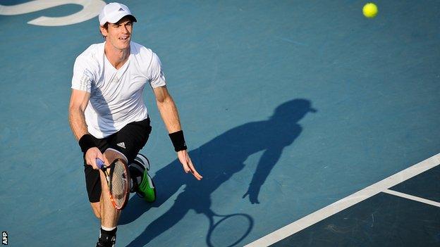 Andy Murray at the Shenzhen Open