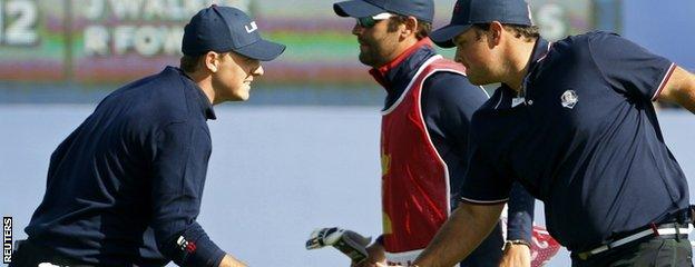 Patrick Reed and Jordan Spieth