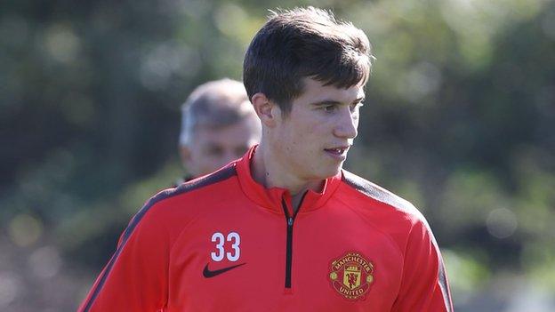 Paddy McNair during Manchester United training on Friday