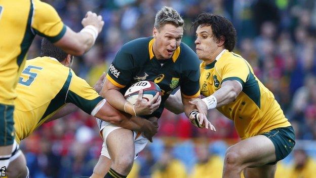 South Africa's Jean de Villiers