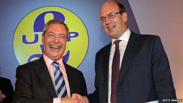 Mark Reckless with Nigel Farage