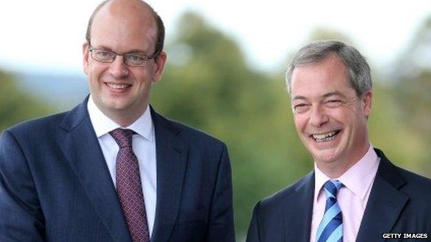 Mark Reckless with Ukip leader Nigel Farage