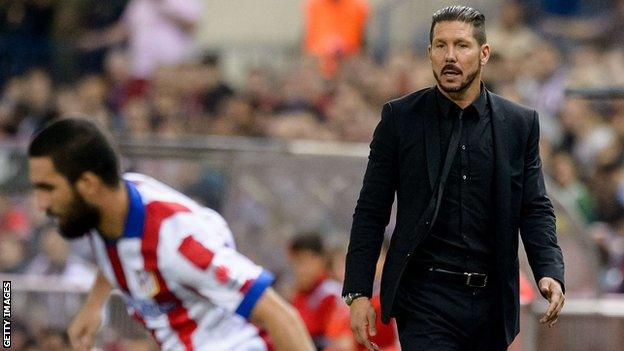 Atletico coach Diego Simeone