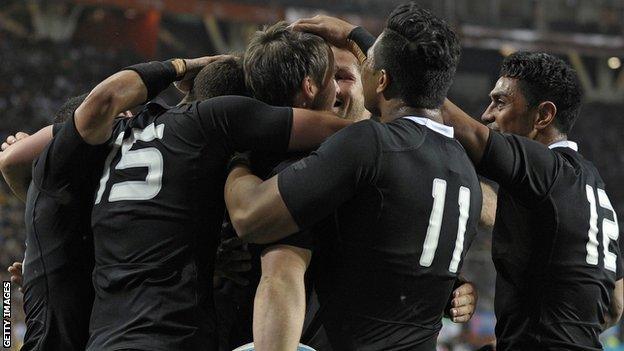 New Zealand celebrate