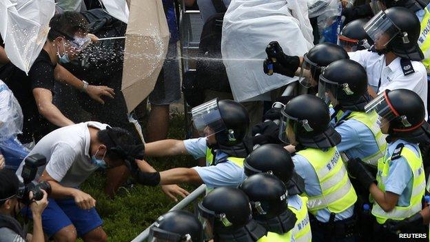 Protest in Hong Kong