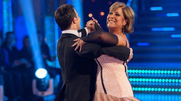 Lynda Bellingham on Strictly Come Dancing