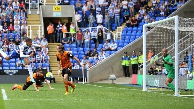 Michael Hector scores for Reading