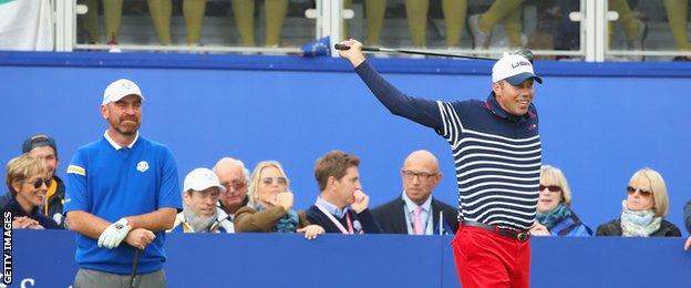 Thomas Bjorn and Matt Kuchar