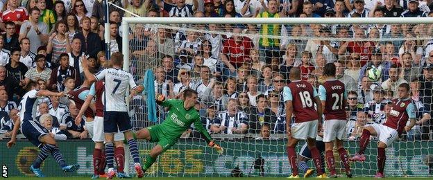 West Brom v Burnley