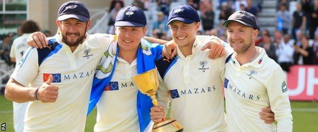 Yorkshire celebrate