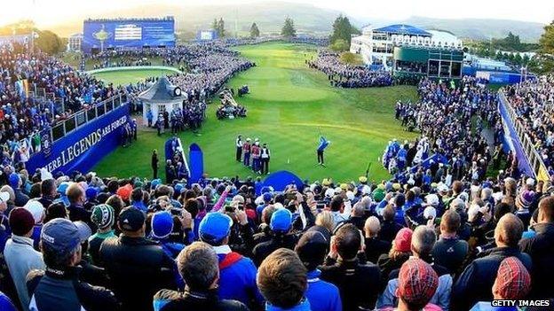 Ryder Cup crowds