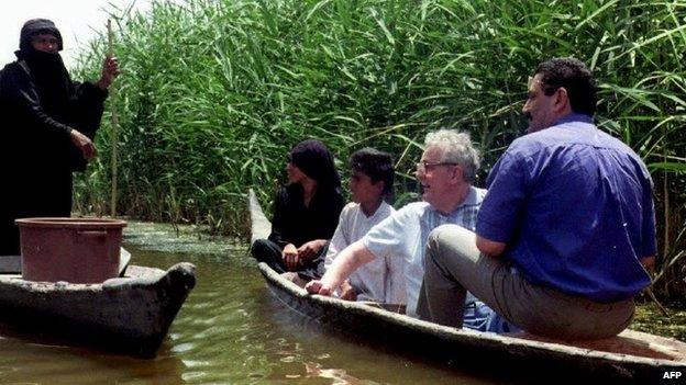 Dalyell with George Galloway in Iraq