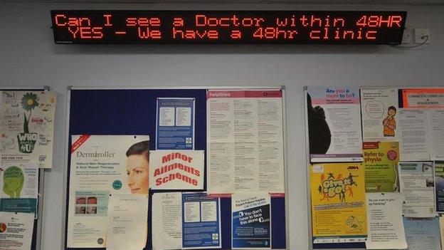 GP noticeboard