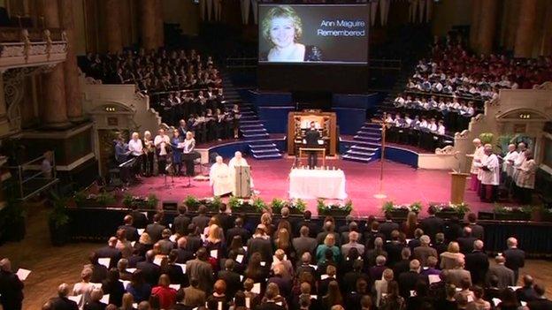 Ann Maguire Memorial Service