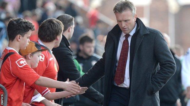 Crewe manager Steve Davis