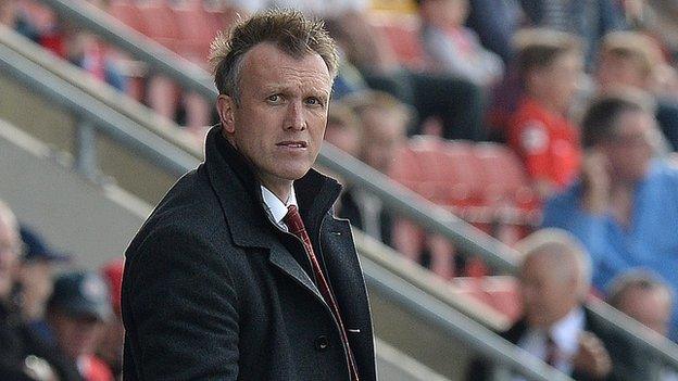 Crewe manager Steve Davis