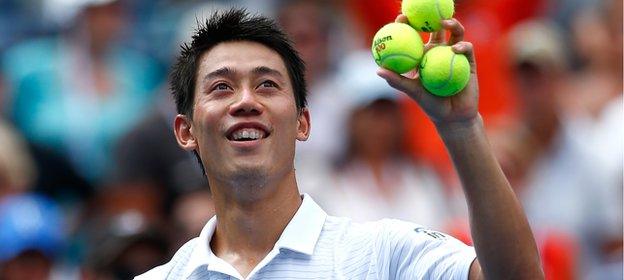 Japan's Kei Nishikori works with a psychologist to help improve his game